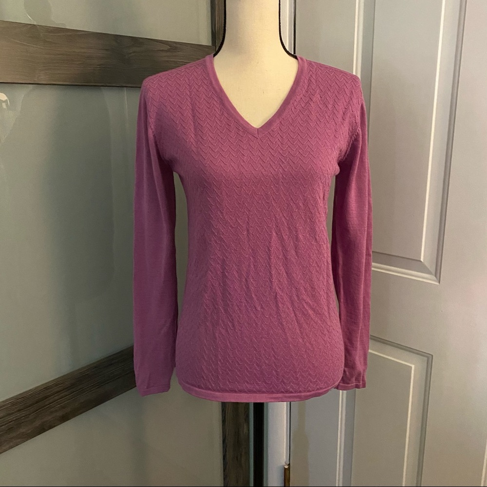 PING Purple Golf Sweater